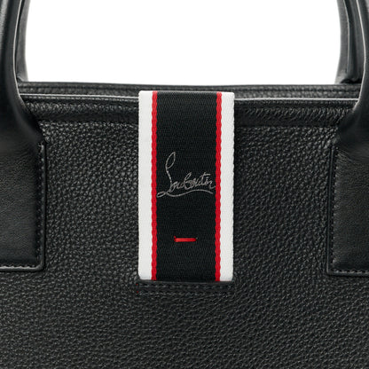 Christian Louboutin Grained Calfskin Nastroloubi Tote Black 7 of 10