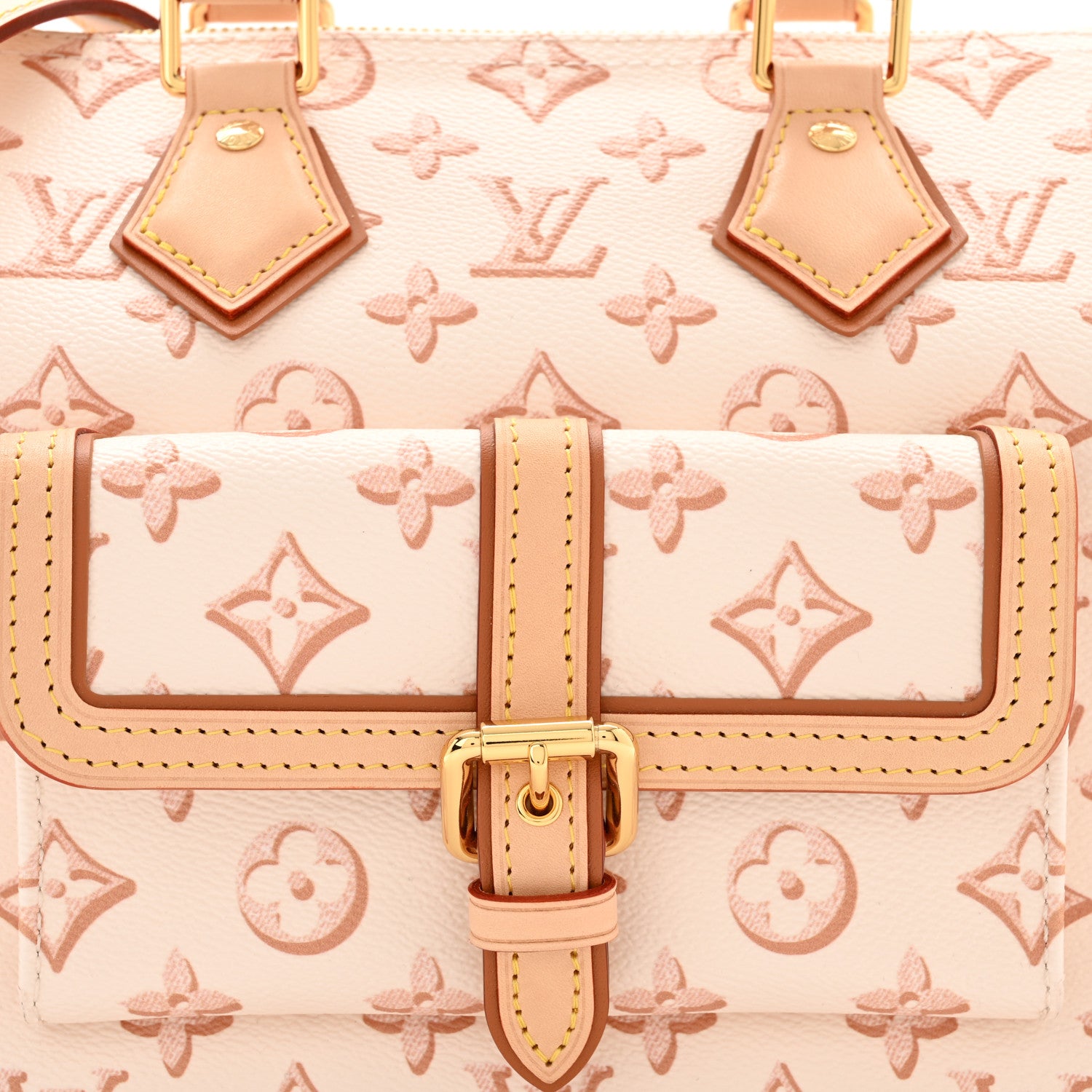 Louis Vuitton Monogram Fall for You Speedy Bandouliere 25 Beige Clair 7 of 9