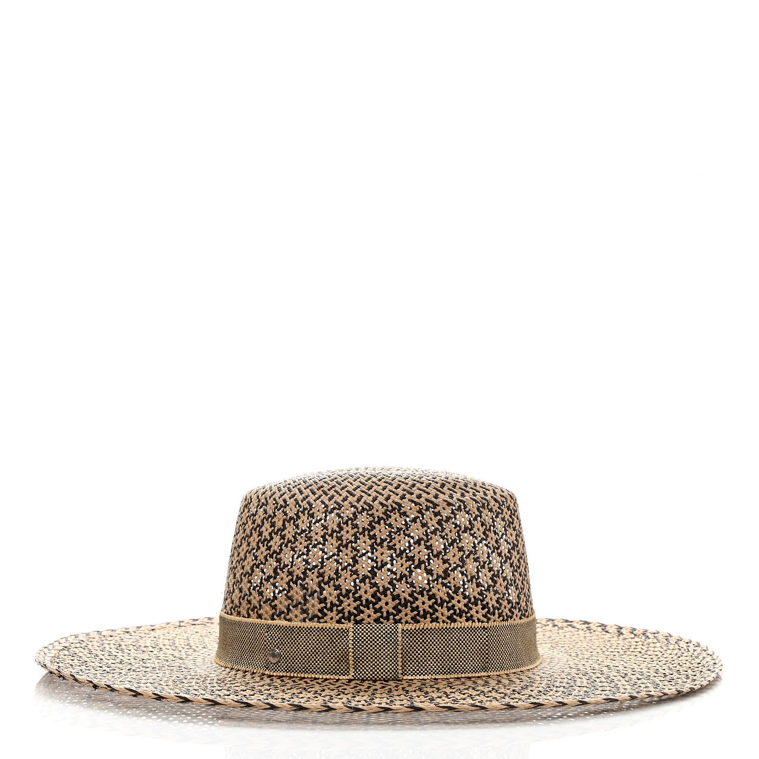 Hermes Panama Straw Etna Hat 56 Natural Black 5 of 10