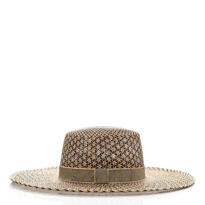 Hermes Panama Straw Etna Hat 56 Natural Black 5 of 10