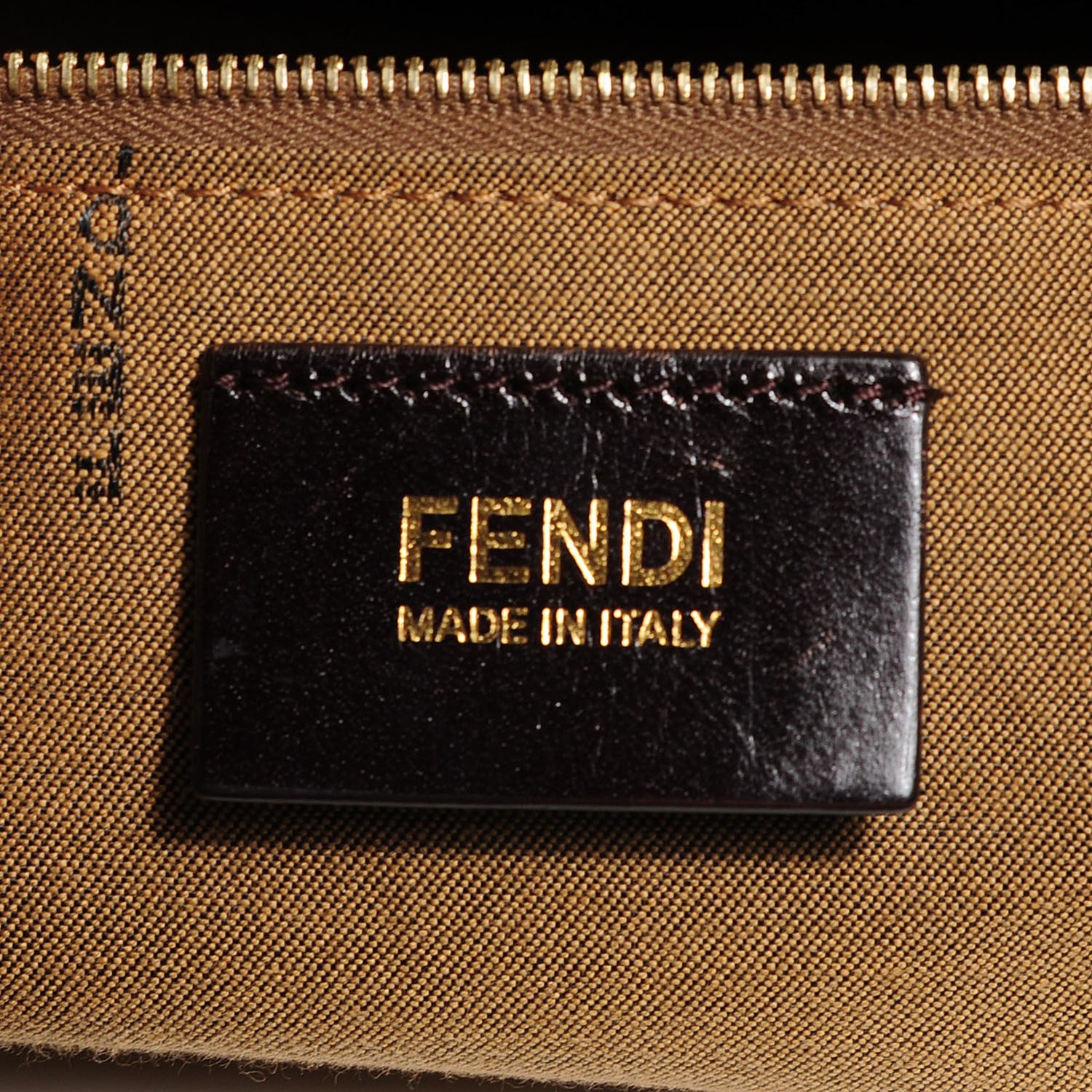 Fendi Zucca Large Hobo Tobacco 8 of 9