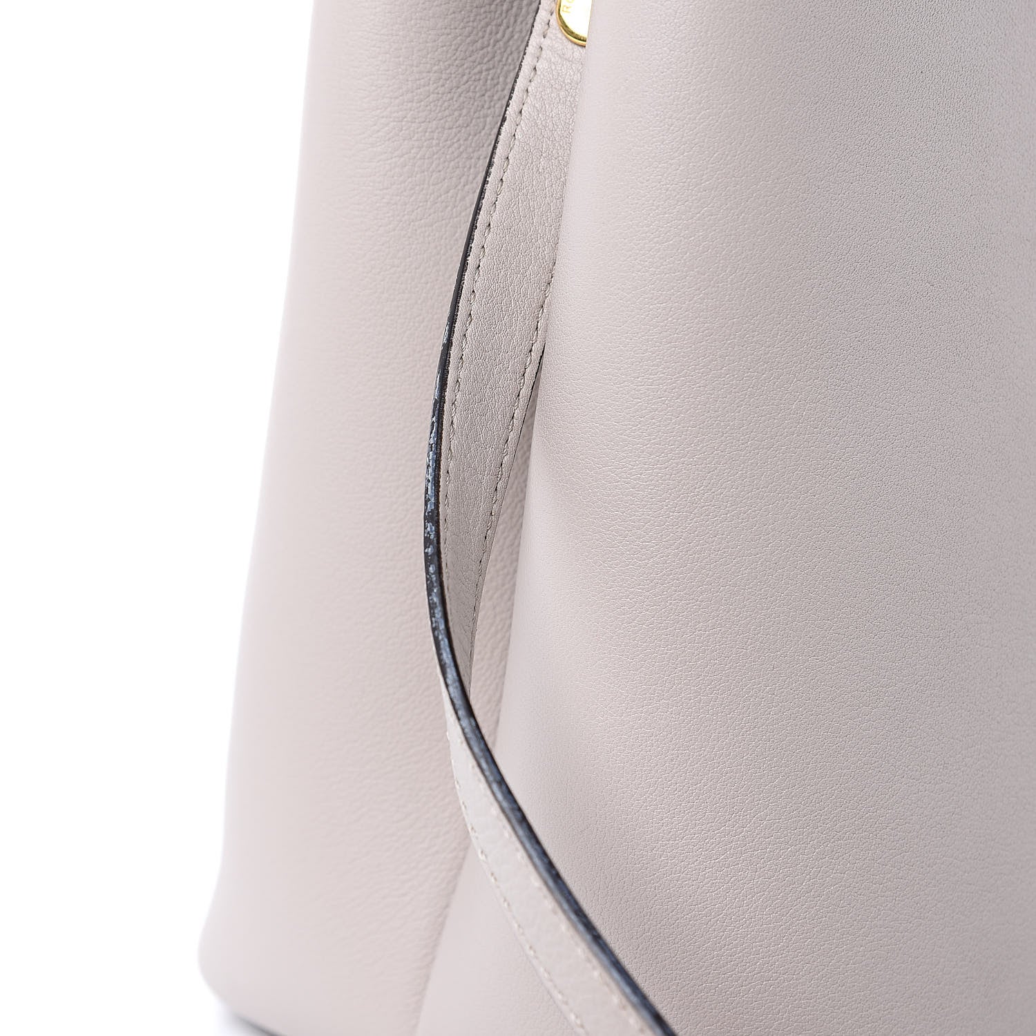 Fendi Vitello Dolce Century Petite 2Jours Tote Grigio Polvere Ciclamino 7 of 11