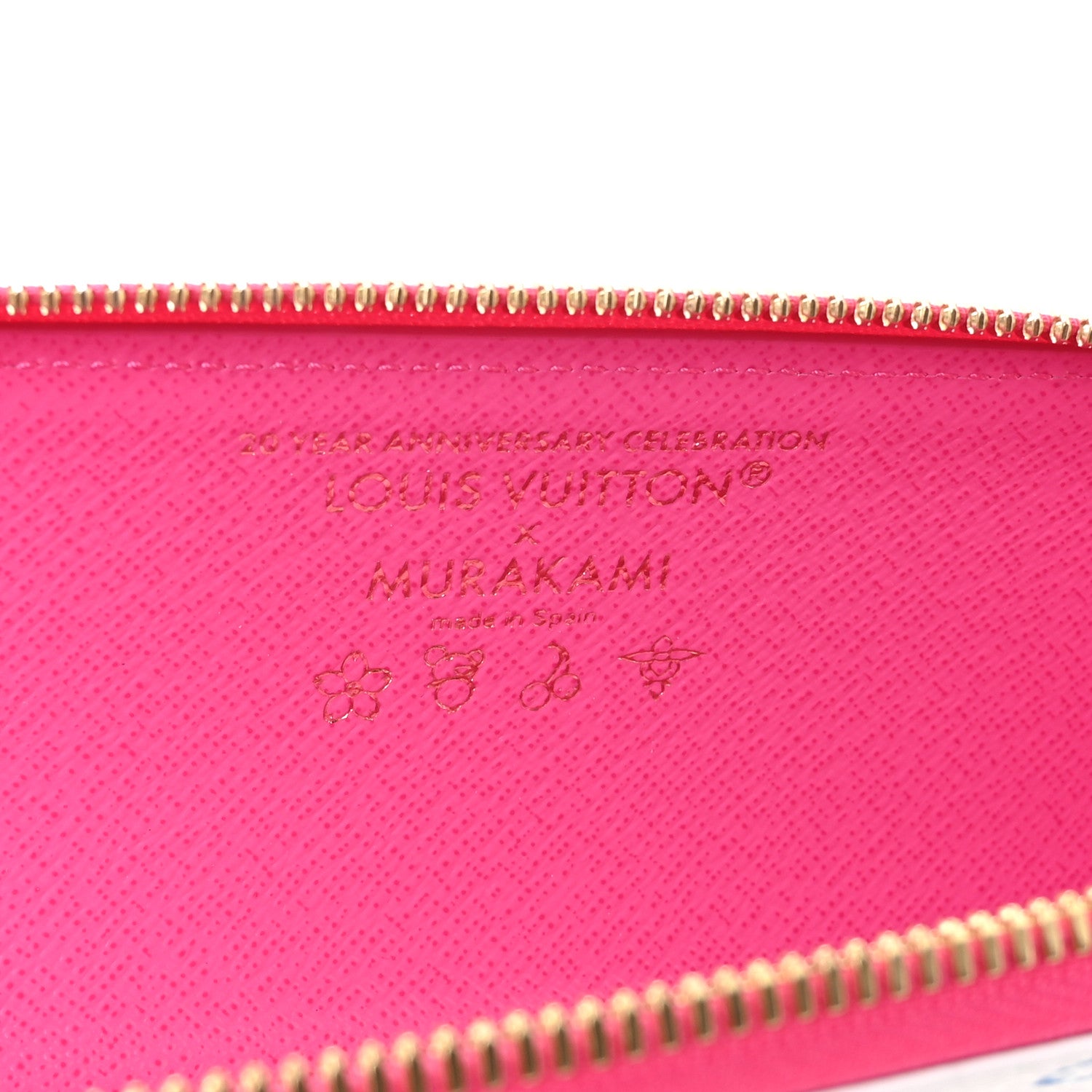 Louis Vuitton LV X TM Monogram Multicolor Charlotte Pencil Pouch Fuchsia 6 of 8