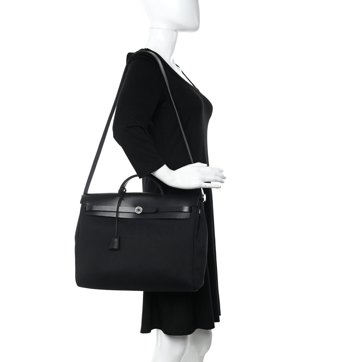 Military Toile Vache Hunter Herbag Messenger 39 Black