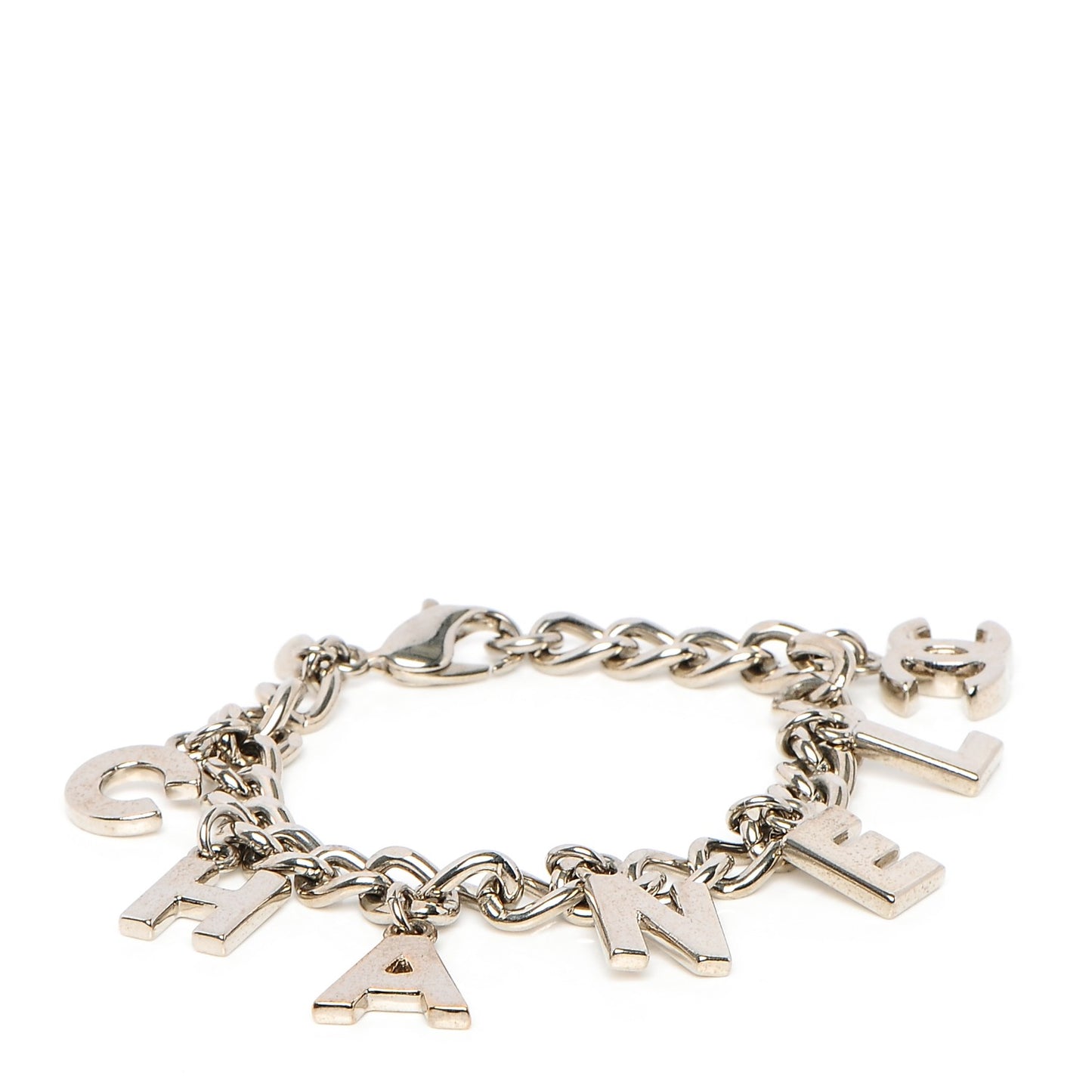 CC Logo Charms Bracelet Silver