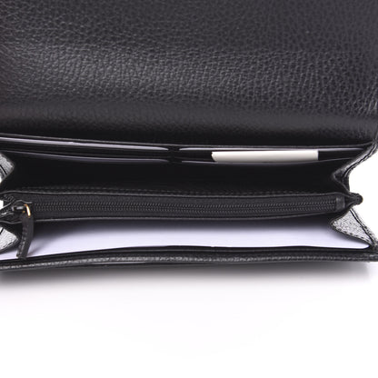 Gucci Dollar Calfskin GG Marmont Continental Wallet Black 4 of 6
