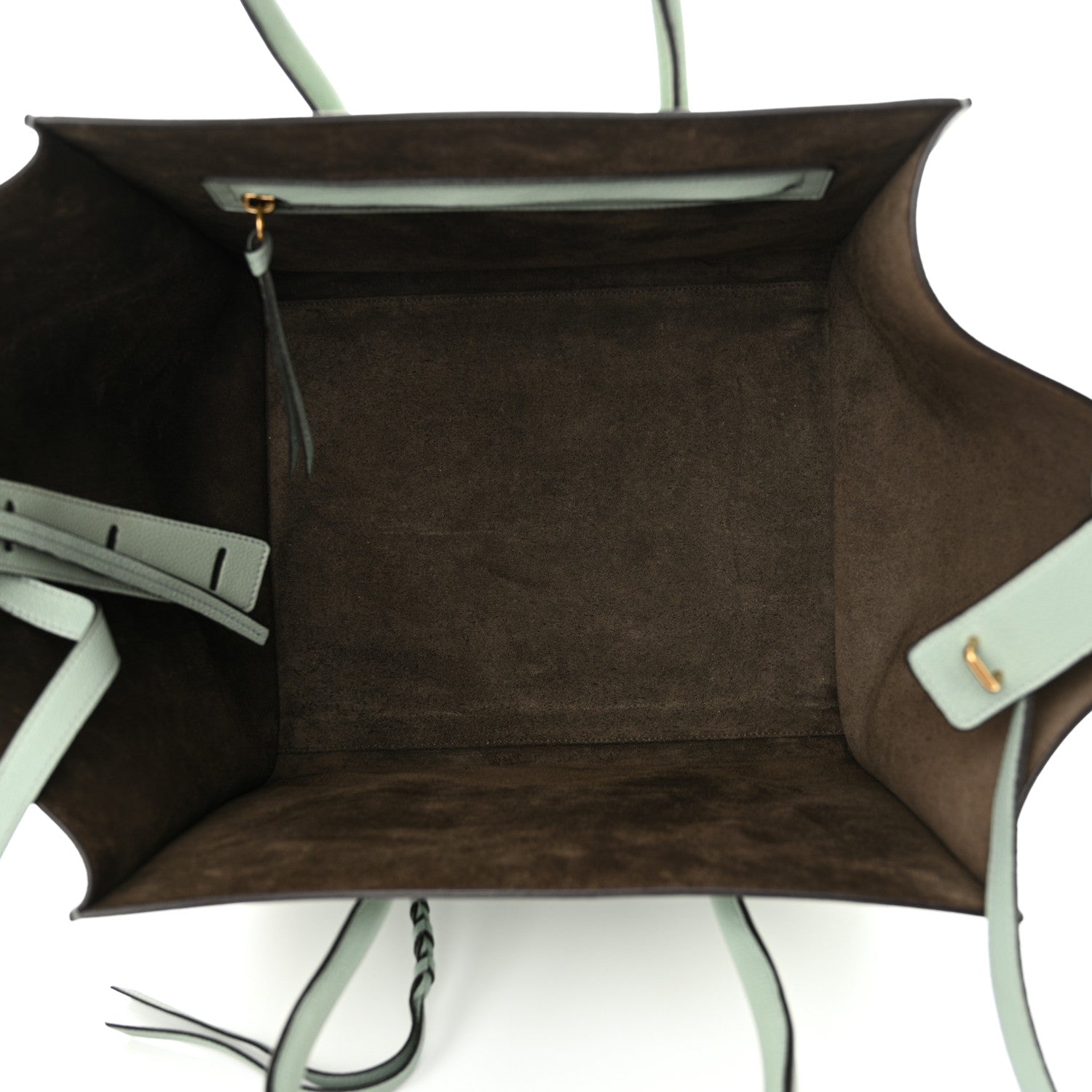 Celine Baby Grained Calfskin Medium Phantom Luggage Jade 5 of 12