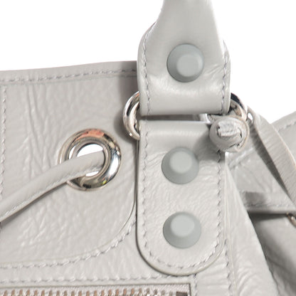 Balenciaga Matte Goatskin Rubber Covered Classic Hardware Mini Pompon Gris Glace 11 of 13