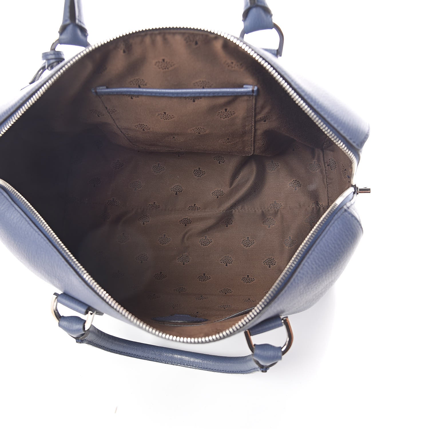 Mulberry Grainy Leather Large Del Rey Satchel Slate Blue 5 of 9