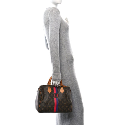 Louis Vuitton Monogram My LV Heritage Speedy 30 Fuchsia Violet 2 of 9