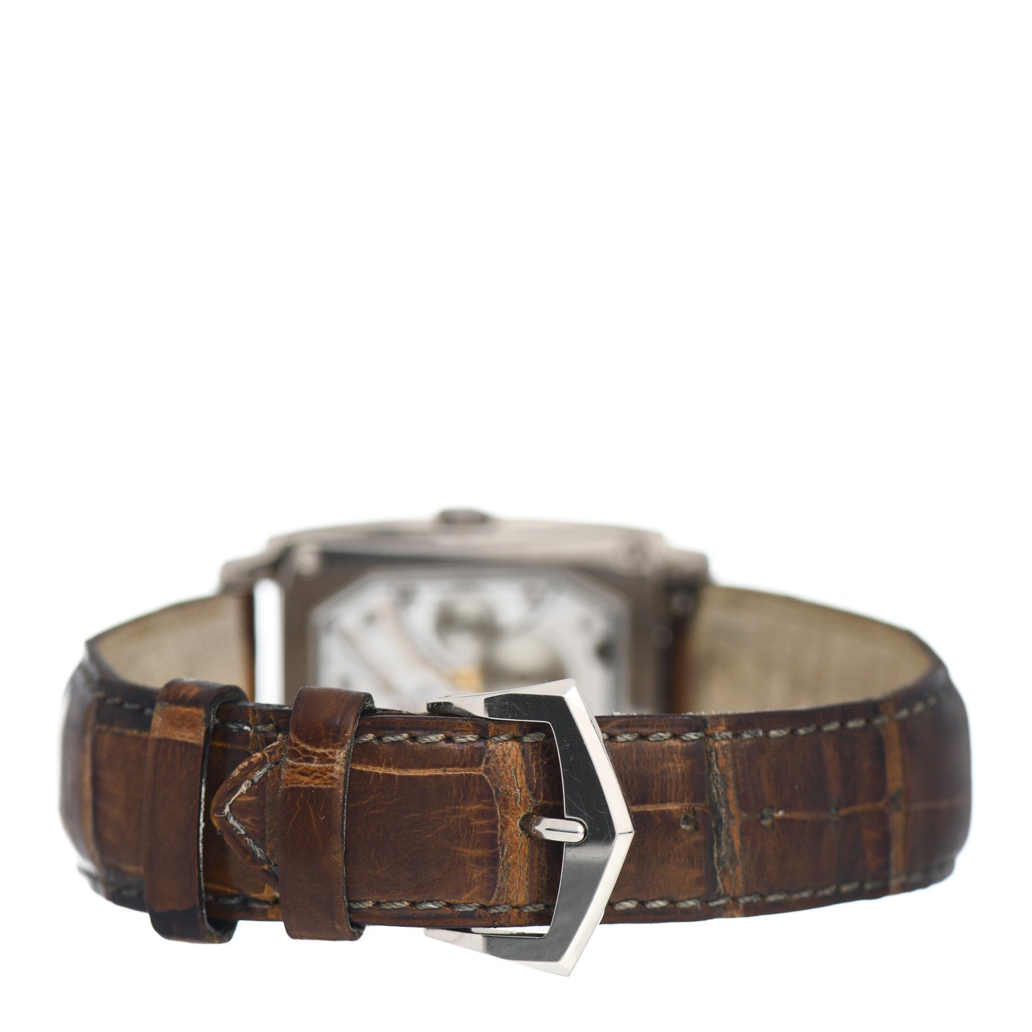 Patek Philippe 18K White Gold Alligator 33mm Gondolo Manual Winding Watch Champagne 5124G-001 3 of 5