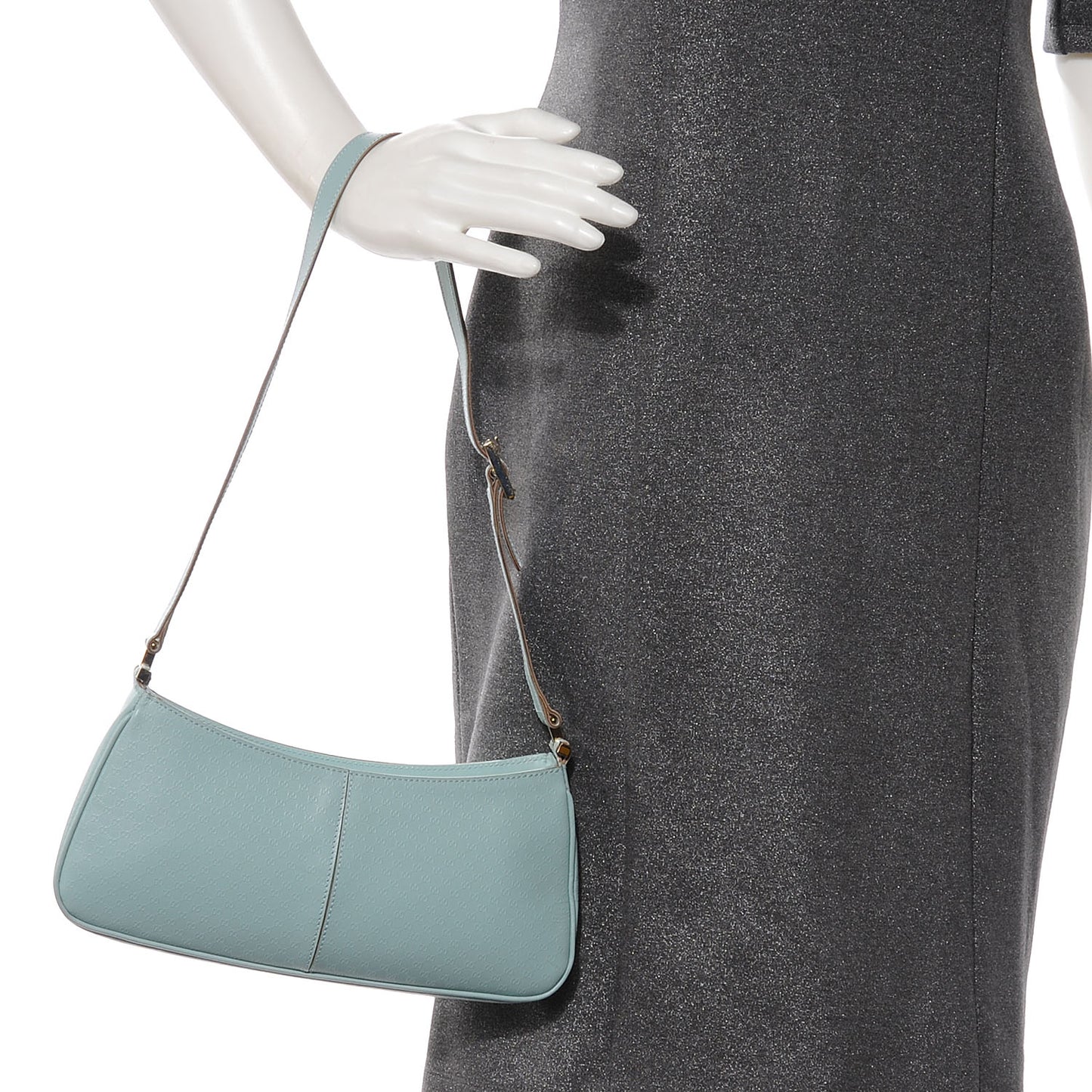 Microguccissima Shoulder Bag Light Blue
