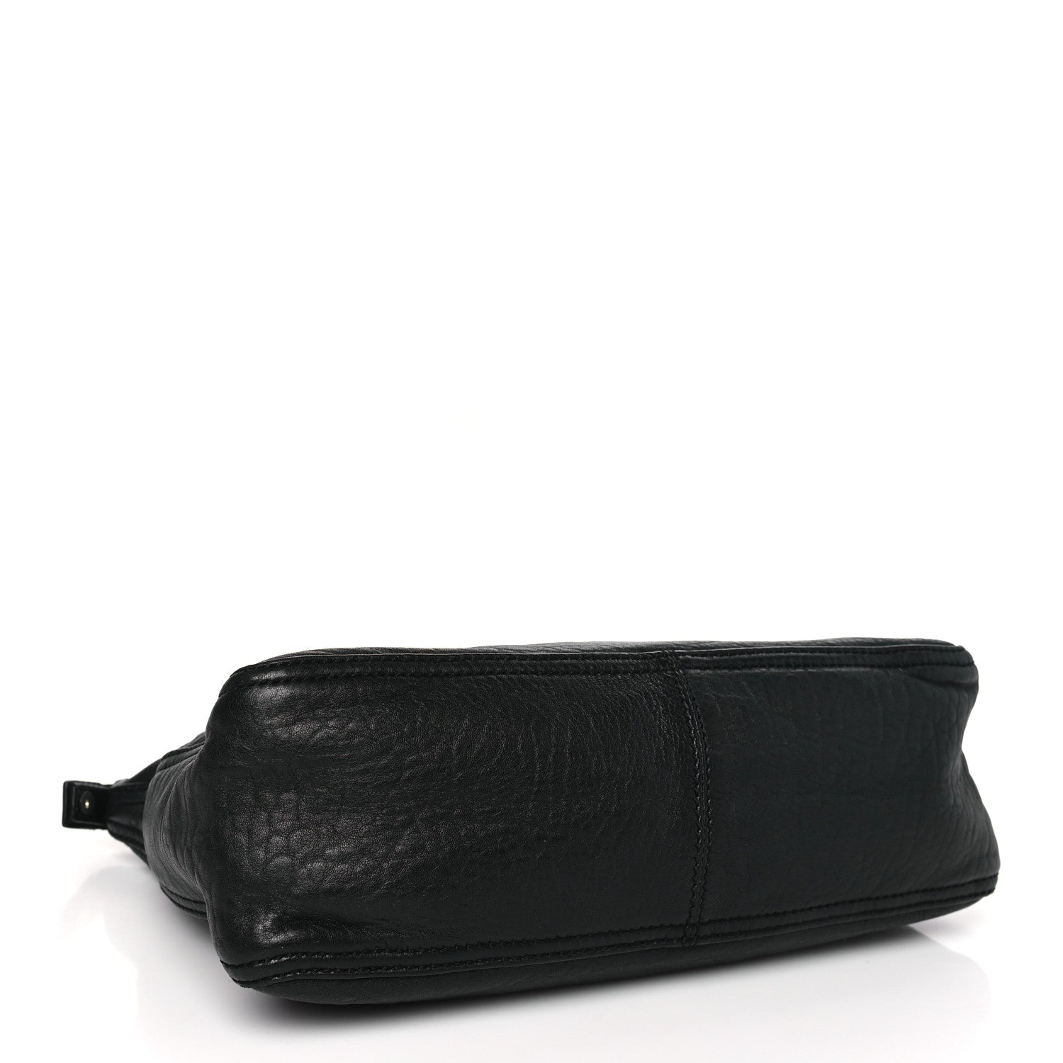 Fendi Crinkled Lambskin Zip Tote Black 4 of 12