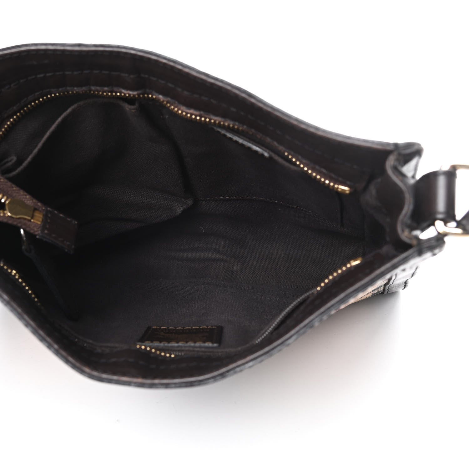 Burberry Haymarket Check Shoulder Bag Chocolate 5 of 15