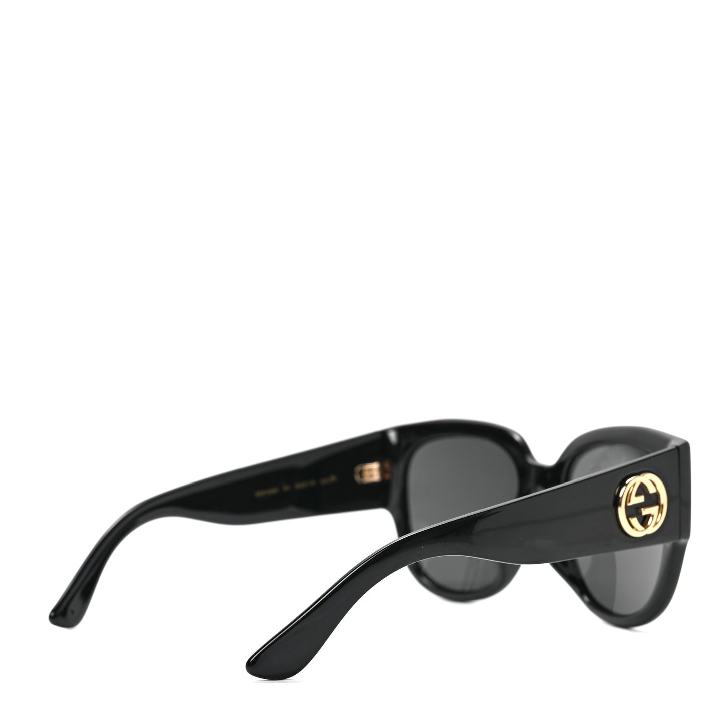 Acetate Square Frame Sunglasses GG0142SA Black
