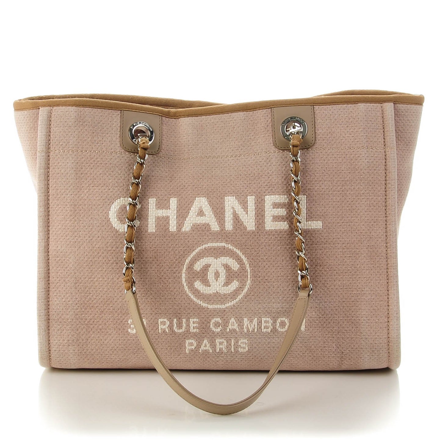 Canvas Small Deauville Tote Ecru
