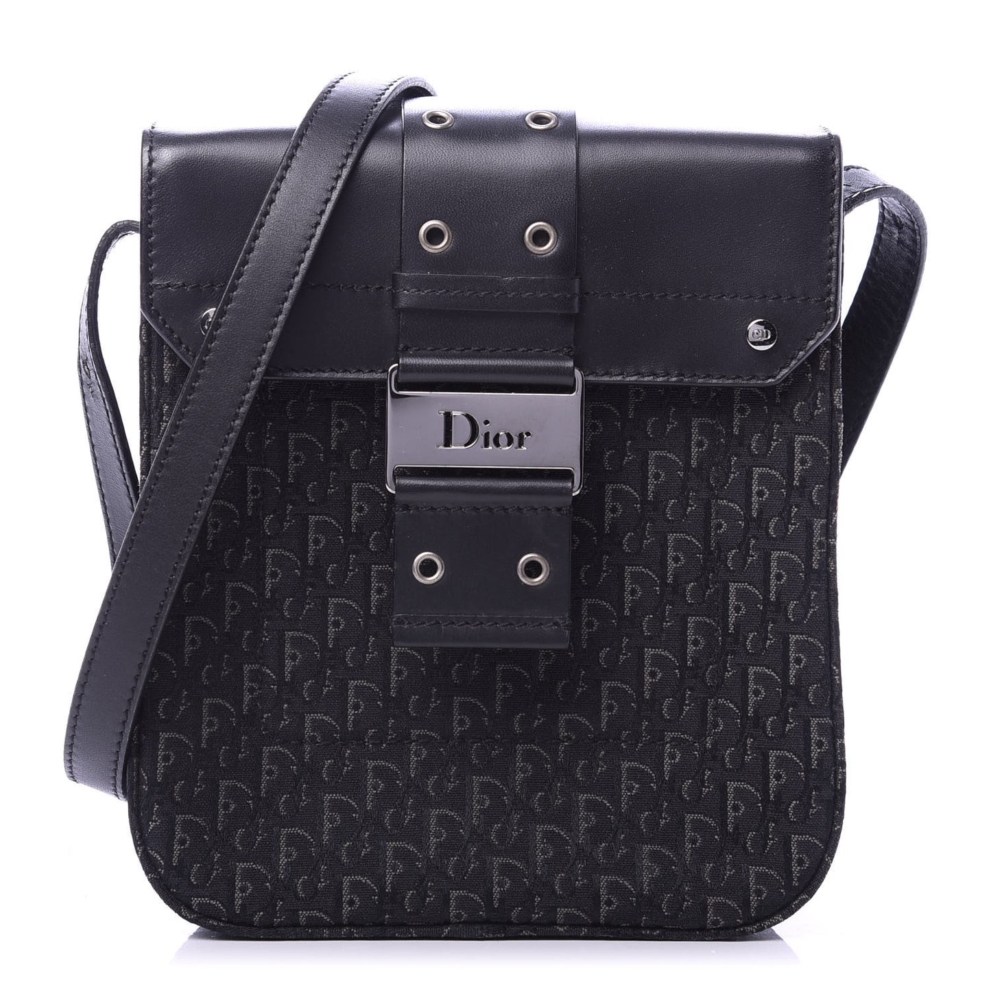 Monogram Street Chic Messenger Navy