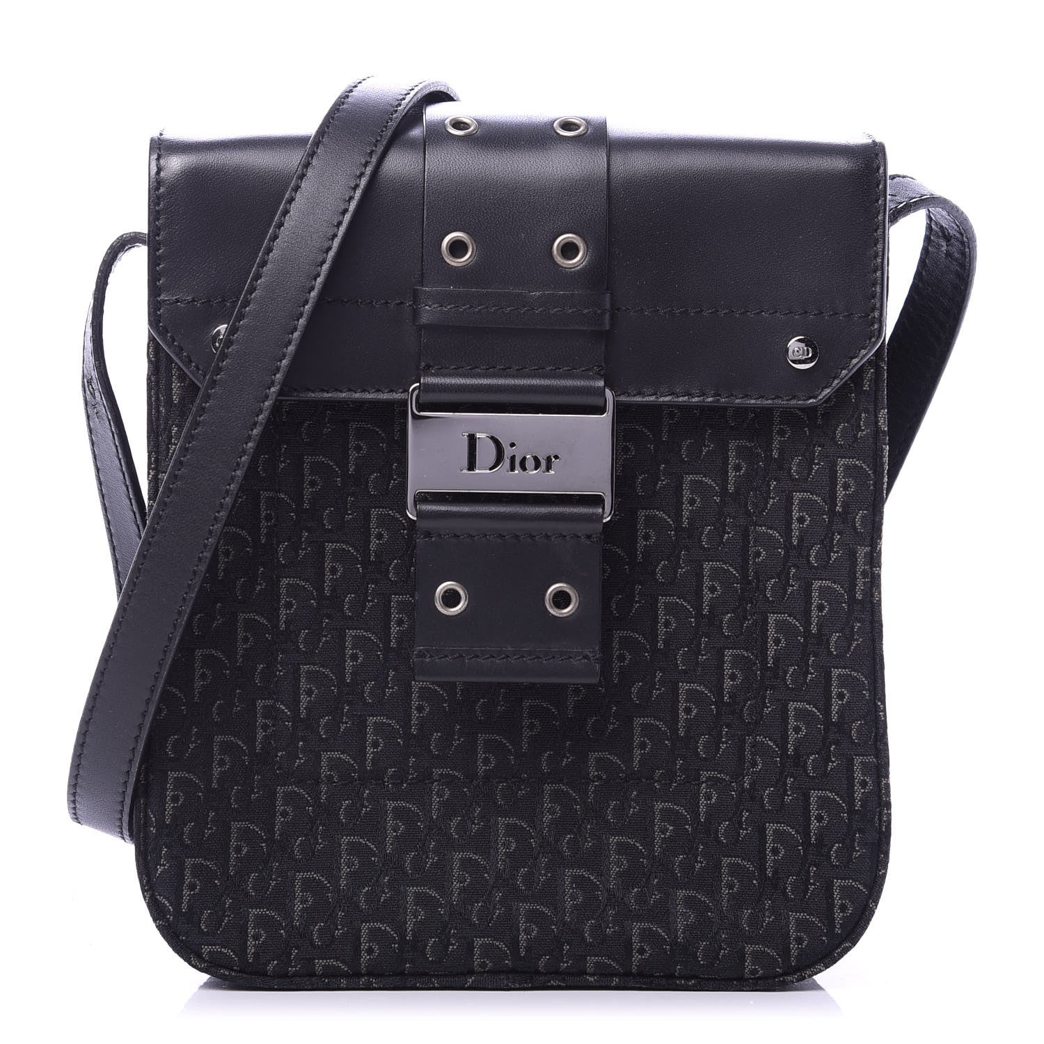 Christian Dior Monogram Street Chic Messenger Navy 1 of 10