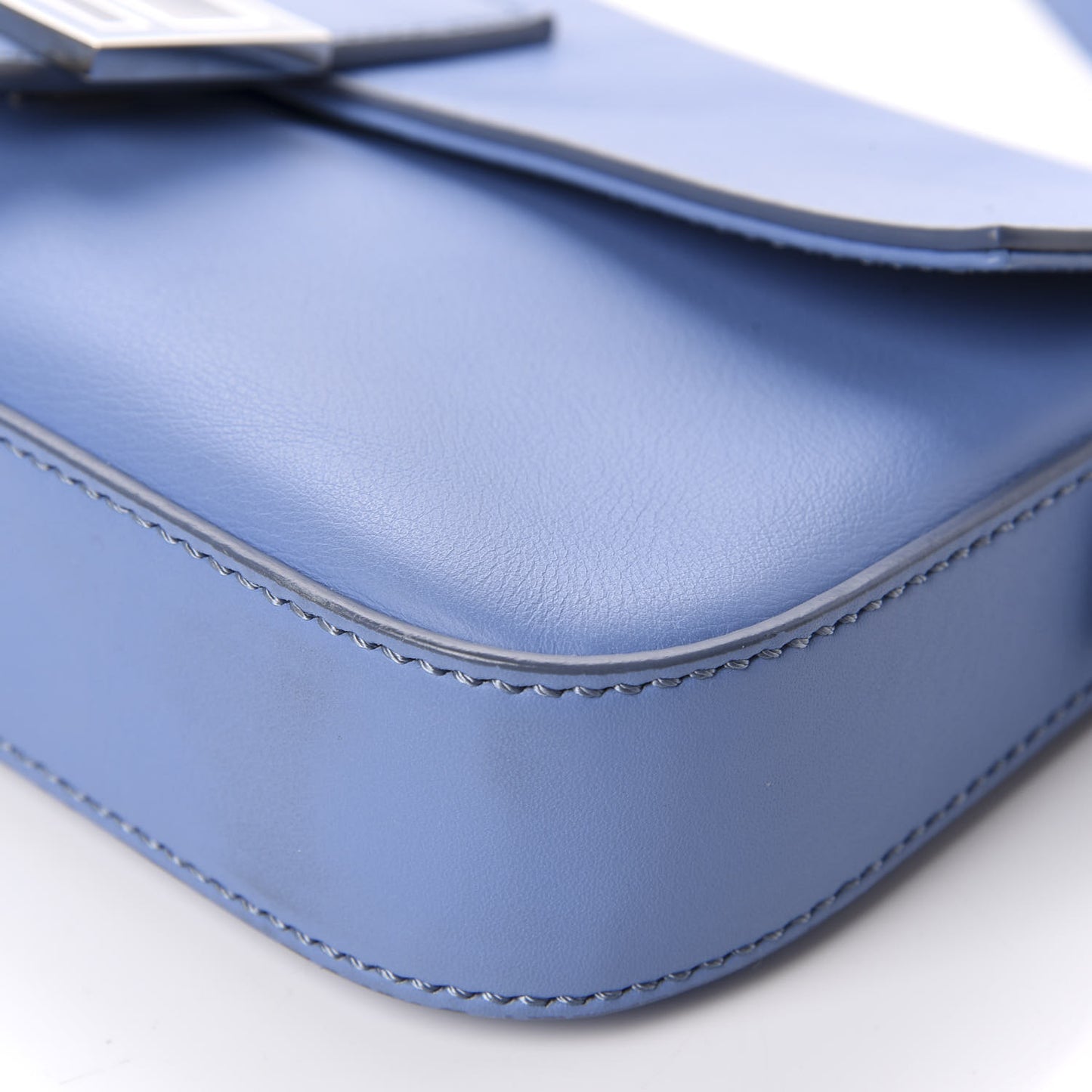 Vitello Enamel Interchangeable Strap Baguette Azzurro Nebula