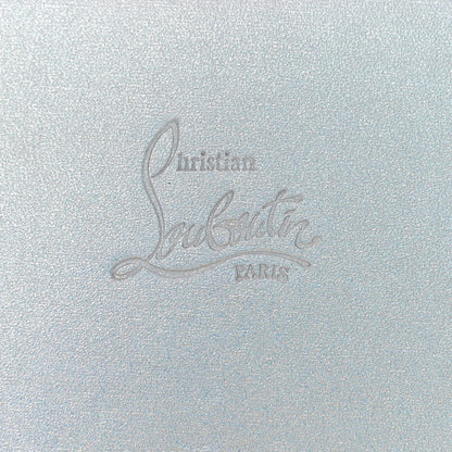 Christian Louboutin Iridescent Calfskin Loubi54 Crossbody Clutch Silver 7 of 11