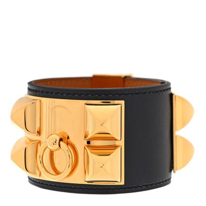 Hermes Box Collier de Chien CDC Bracelet T2 Black 1 of 5