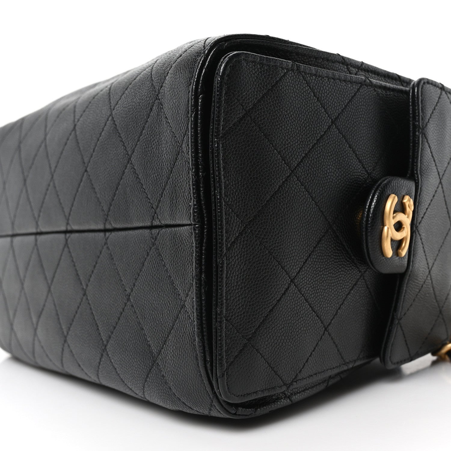 Chanel Caviar Quilted Small Chanel 25 Handbag Black 10 of 11