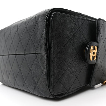Chanel Caviar Quilted Small Chanel 25 Handbag Black 10 of 11
