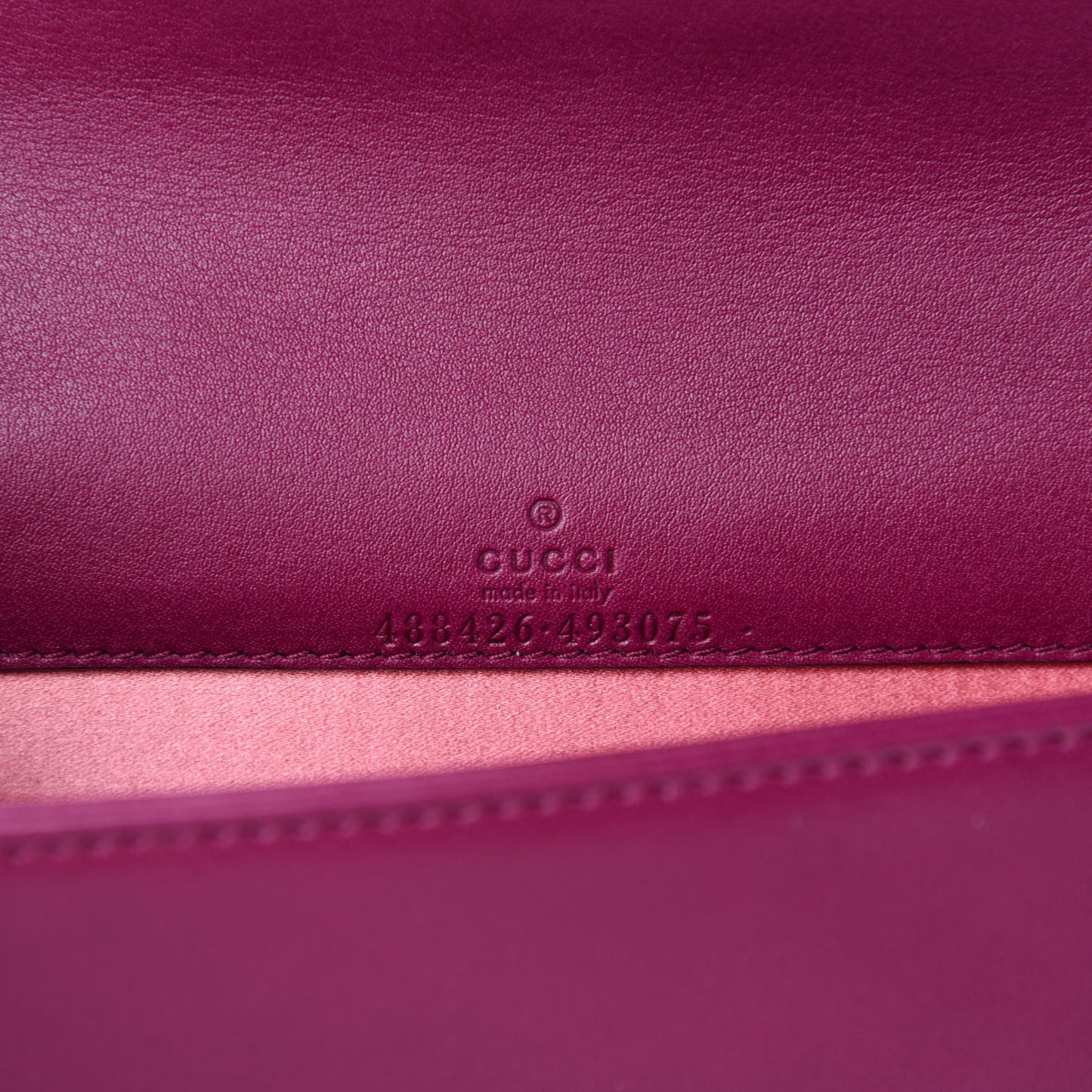 Velvet Matelasse GG Marmont Mini Bag Fuchsia Violet Cyclamen