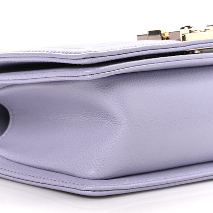 Chanel Caviar Quilted Small Boy Flap Light Purple 8 of 9
