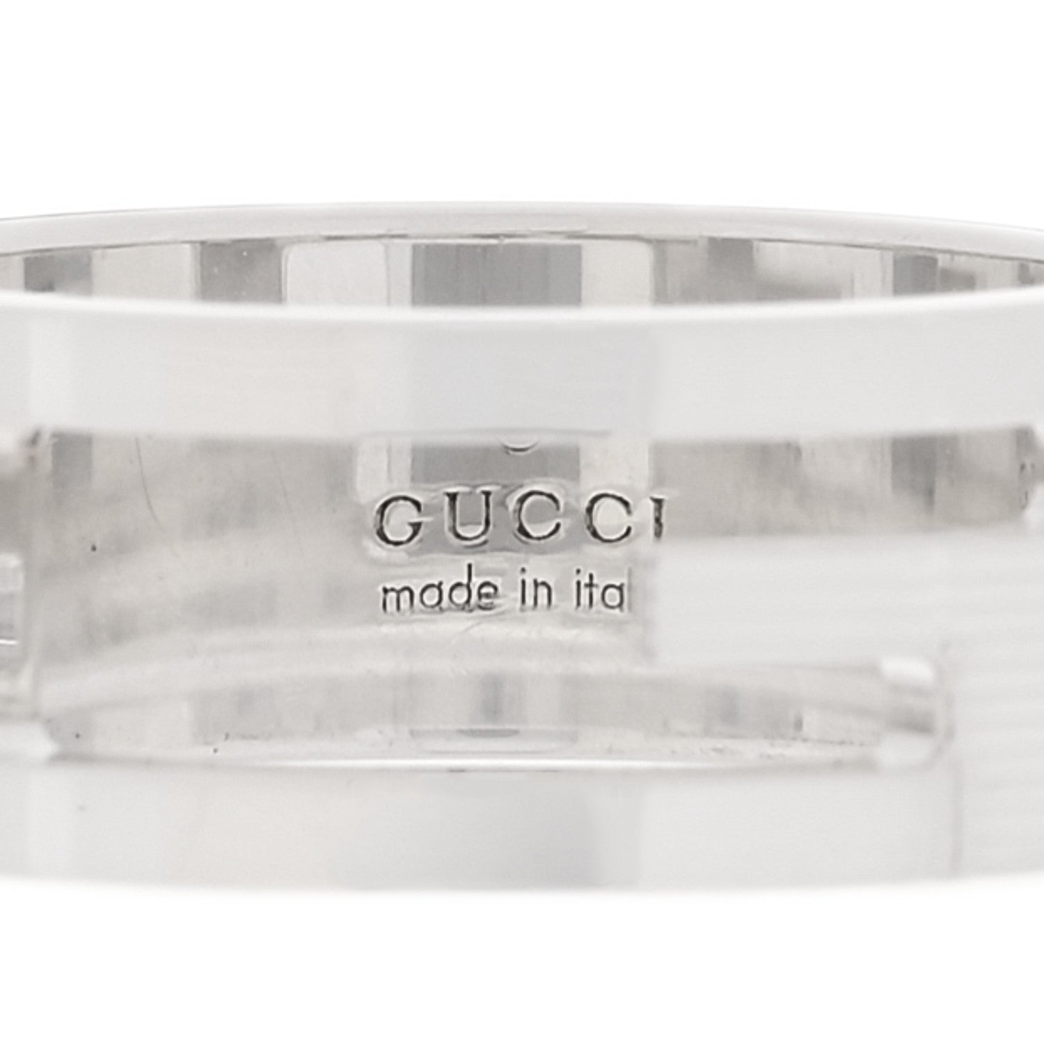 Gucci Sterling Silver G Cutout Ring 55 7.25 1791366 – FASHIONPHILE