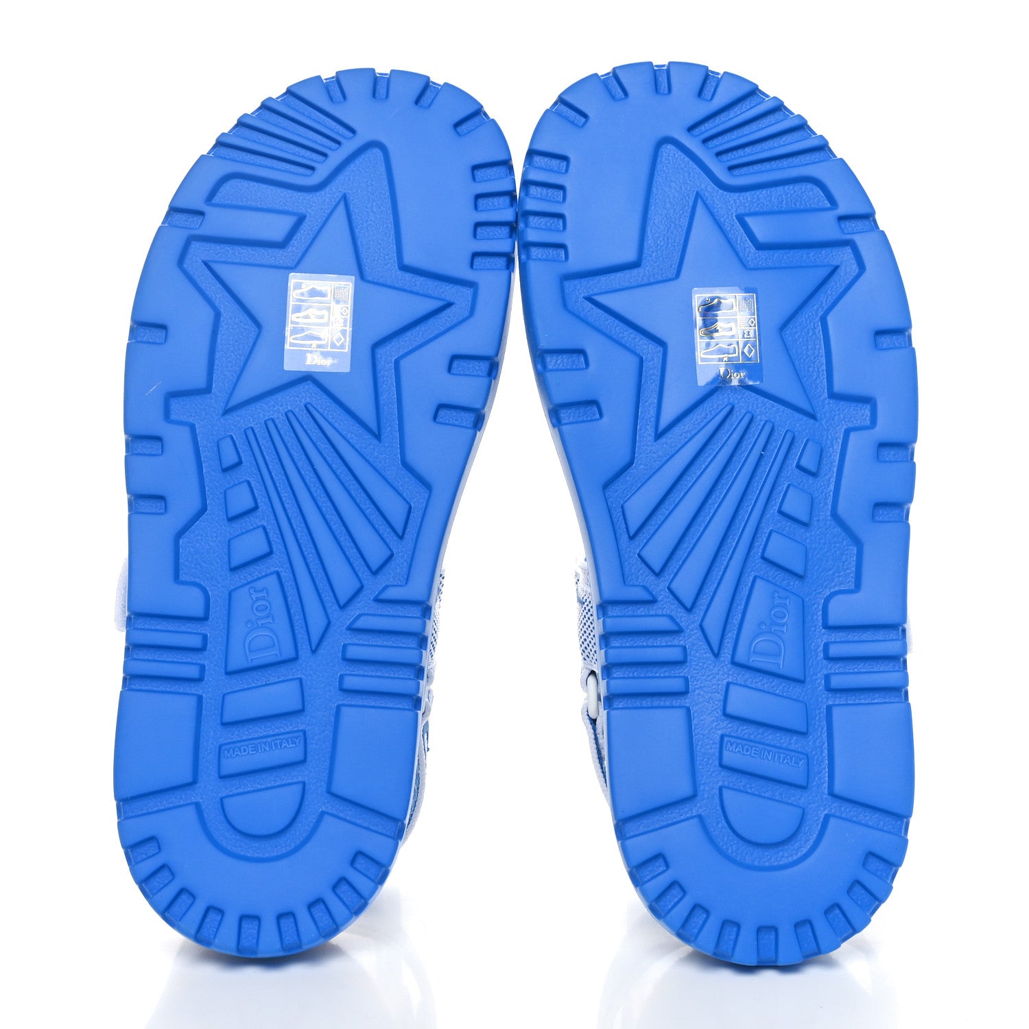 Christian Dior Technical Knit Jute Dioract 10mm Sandals 38 White Blue 5 of 7