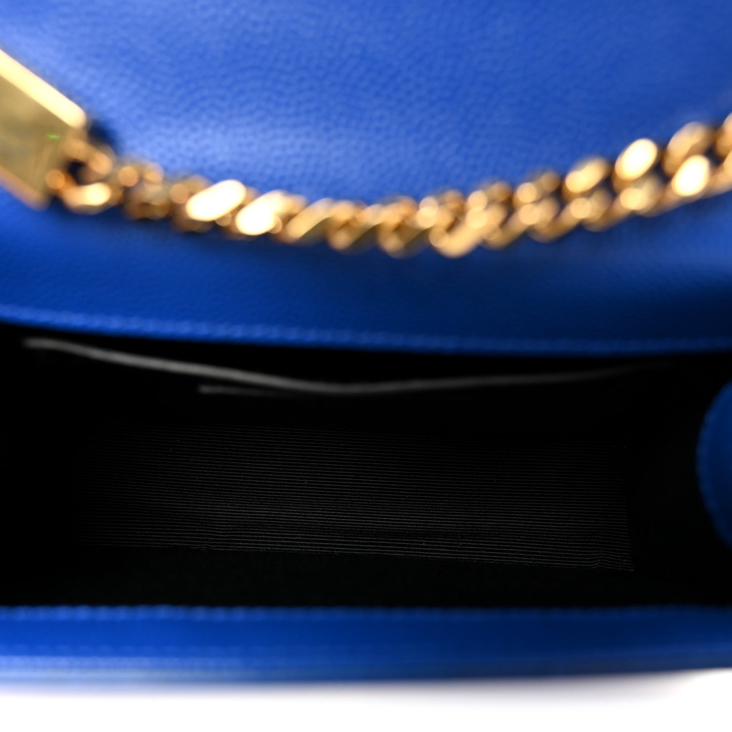 Grain De Poudre Small Classic Monogram Kate Satchel Royal Blue