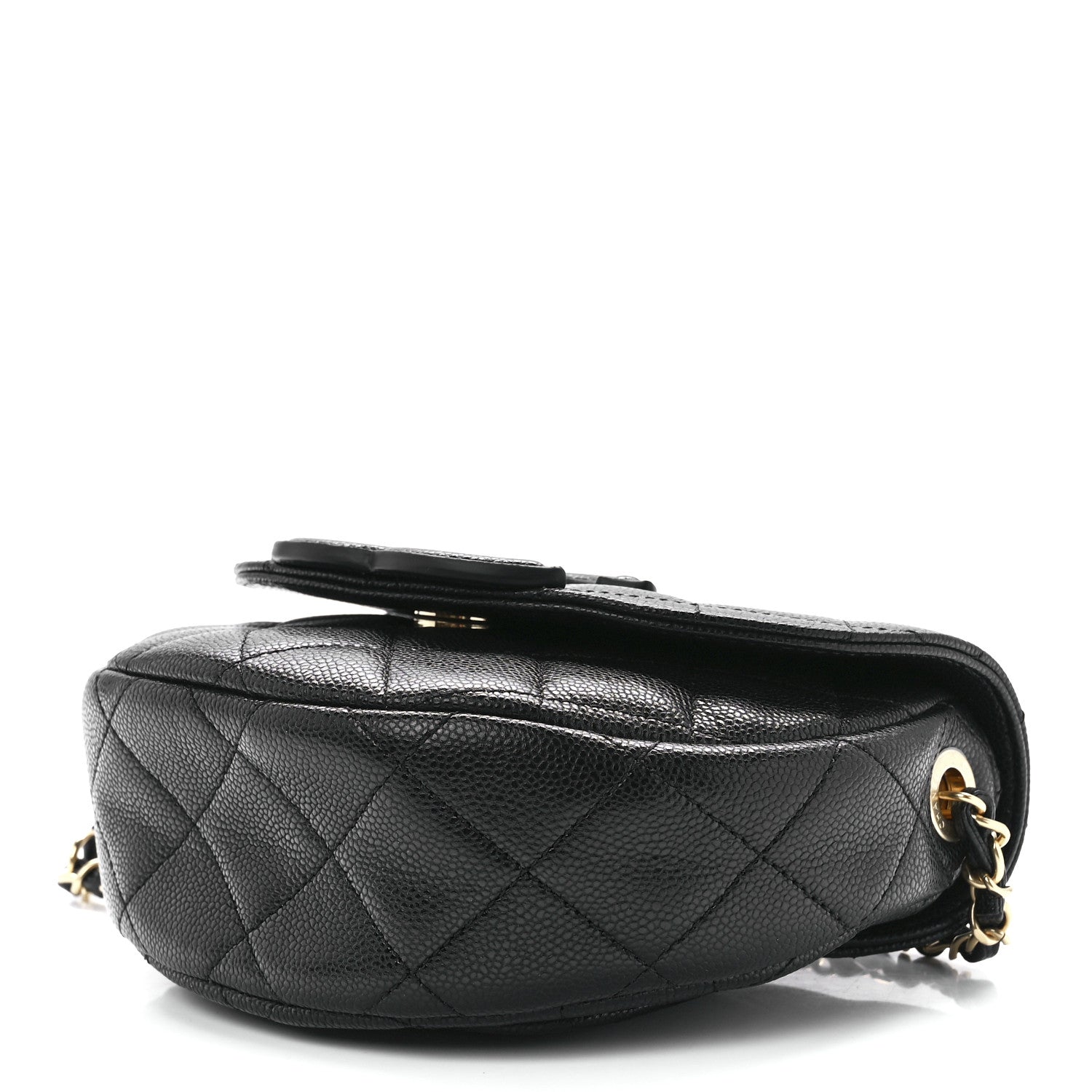 Chanel Caviar Quilted Mini Messenger Flap Black 9 of 11