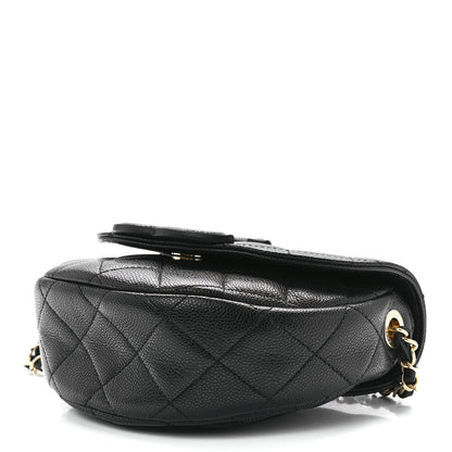 Chanel Caviar Quilted Mini Messenger Flap Black 9 of 11