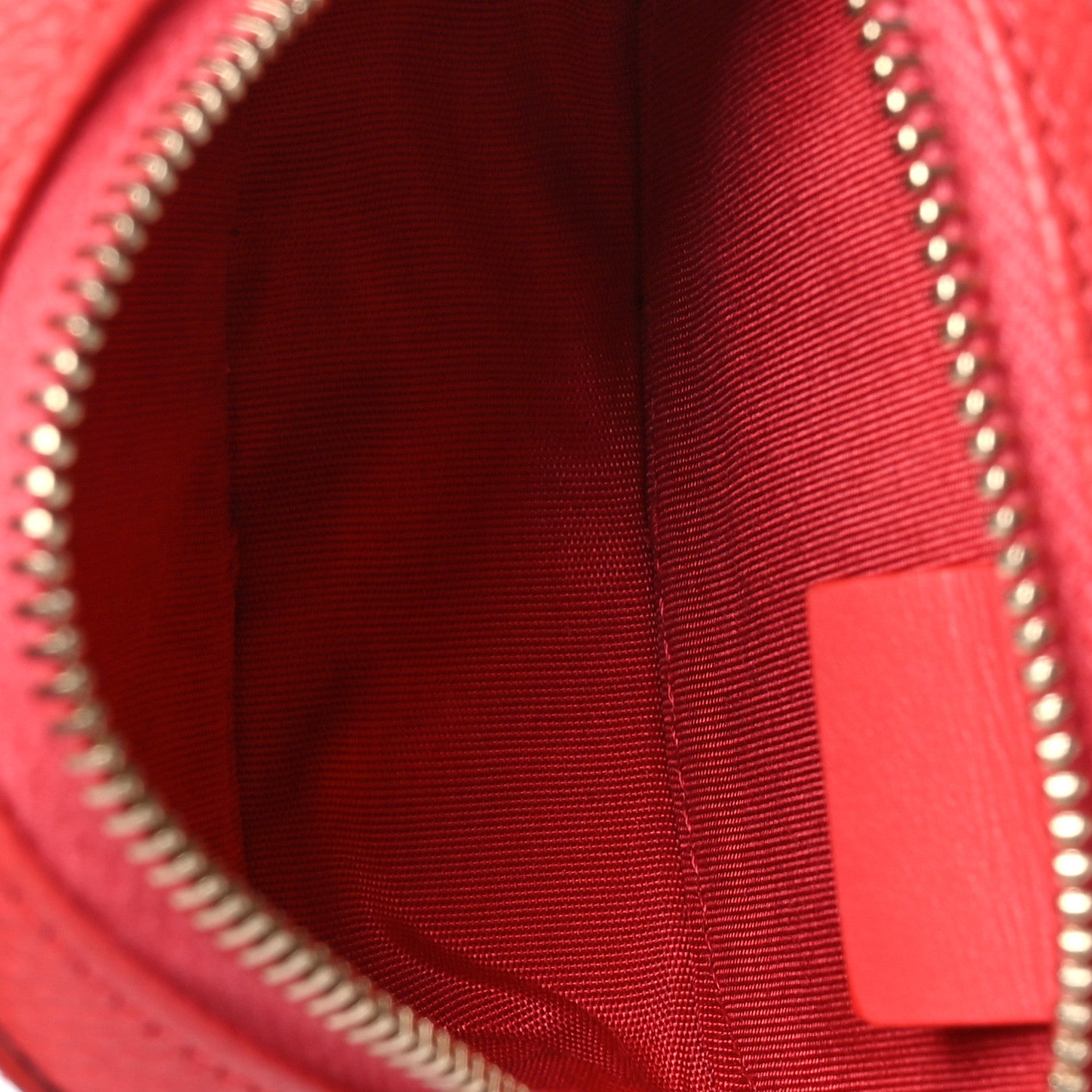Chanel Caviar Quilted Filigree Zip Around Classic Coin Purse Red 5 of 7
