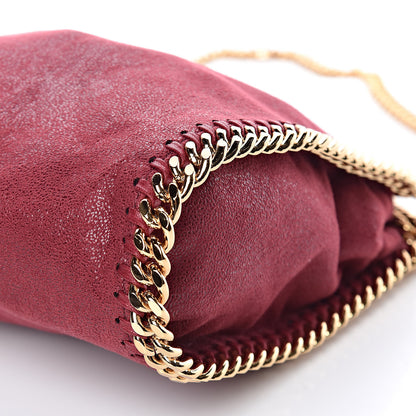 Stella McCartney Shaggy Deer Mini Falabella Fold Over Tote Plum 10 of 10