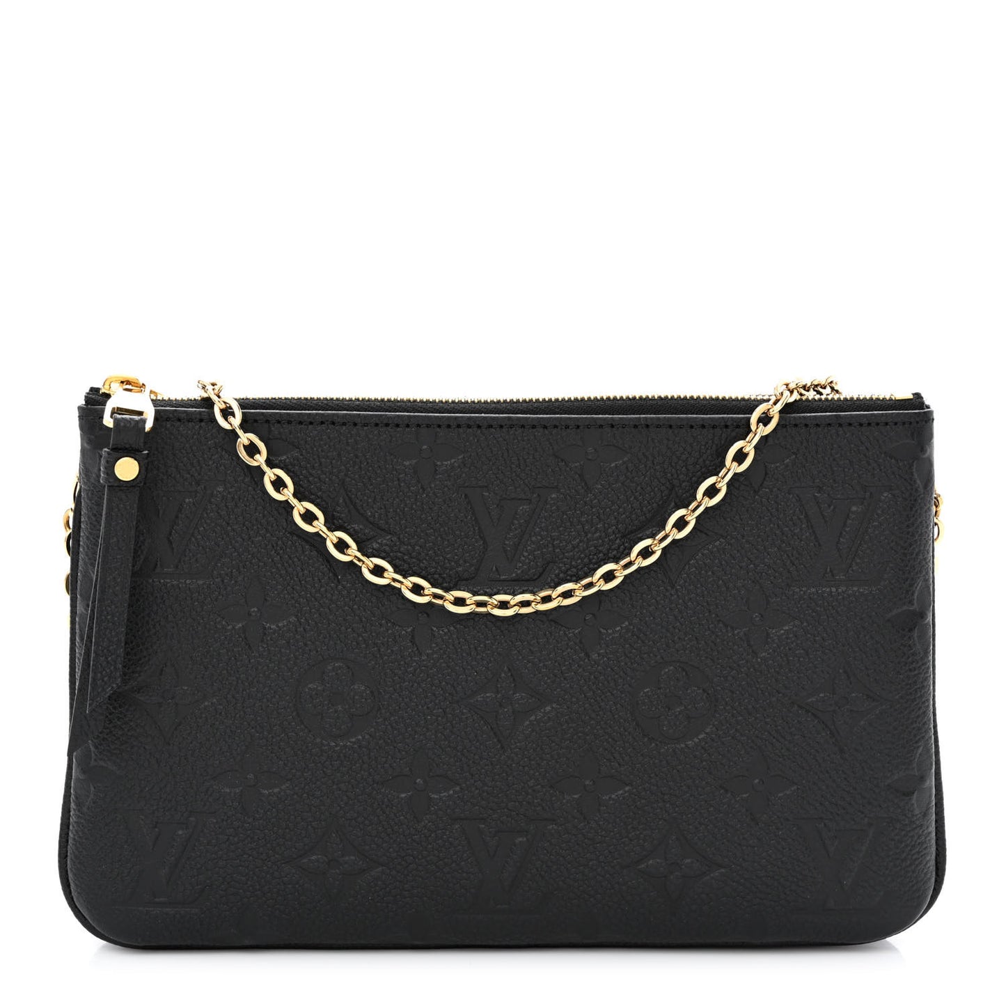 Empreinte Double Zip Pochette Black