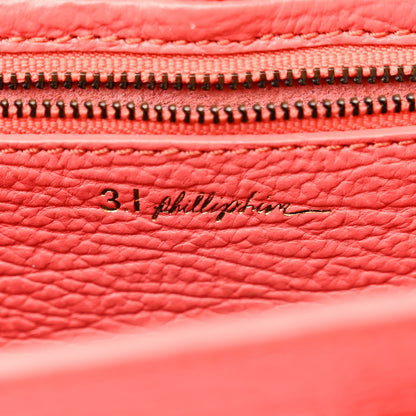 3.1 Phillip Lim Textured Calfskin Mini Pashli Satchel Raspberry 7 of 12
