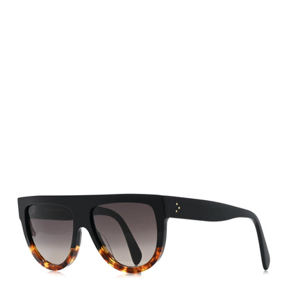 Celine Shadow Sunglasses CL 4001IN Black Havana 1 of 9