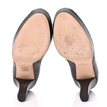 Gucci Guccissima Heels 35 Black 5 of 13