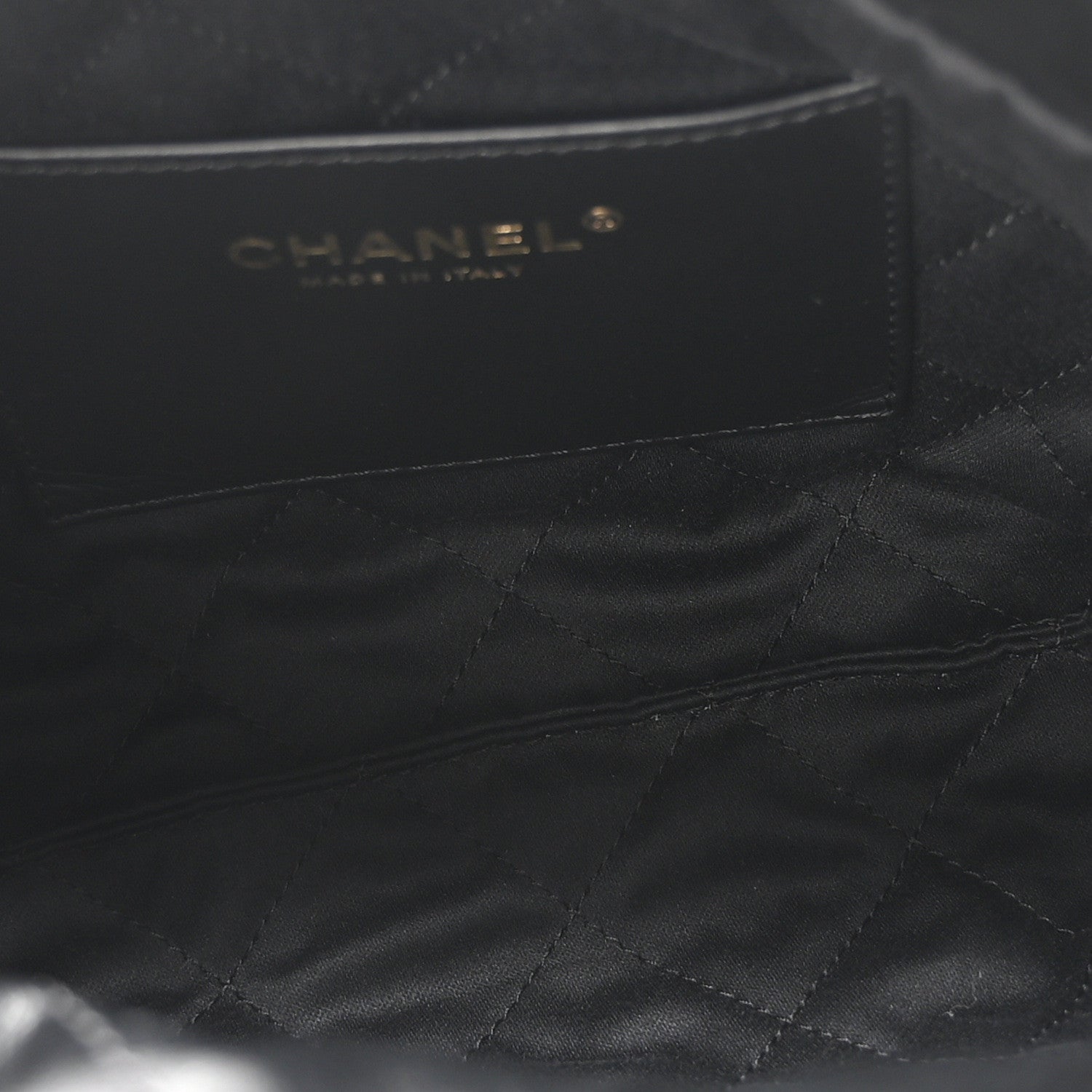 Chanel Shiny Calfskin Quilted Mini Chanel 22 Black 5 of 11