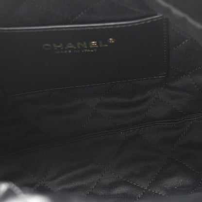 Chanel Shiny Calfskin Quilted Mini Chanel 22 Black 5 of 11