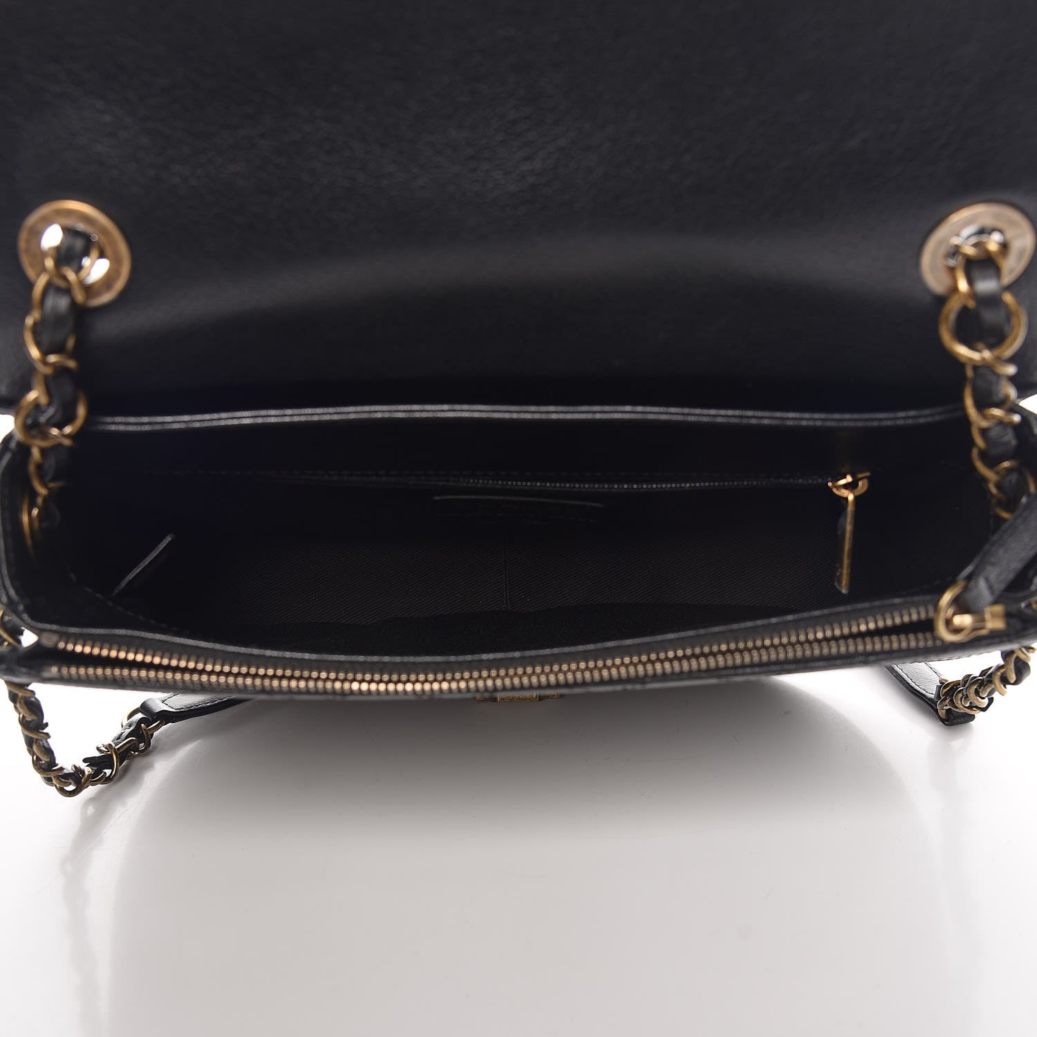 Chanel Shiny Calfskin Goatskin Quilted Medium Coco Curve Messenger Flap Black 8 of 10