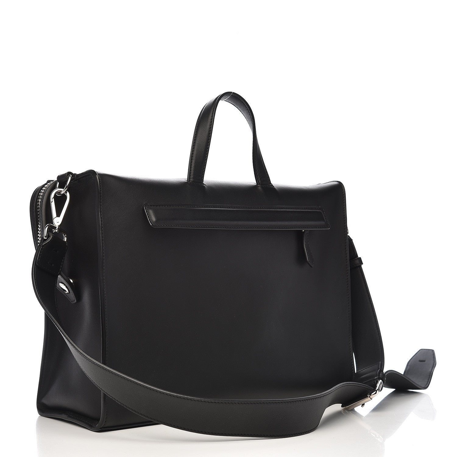 Fendi Vitello Grace Vocabulary Lui Urban Briefcase Black 3 of 11
