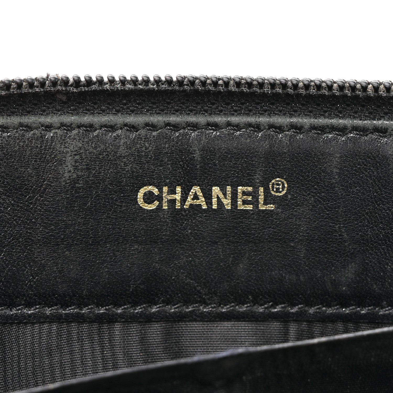Chanel Caviar CC Timeless Large Zip Around Wallet Black 8 of 13