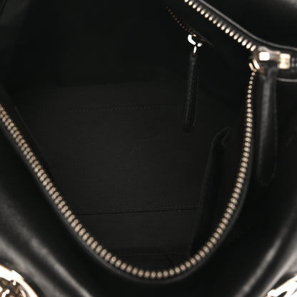 Christian Dior Lambskin Cannage Medium Granville Tote Black 7 of 12