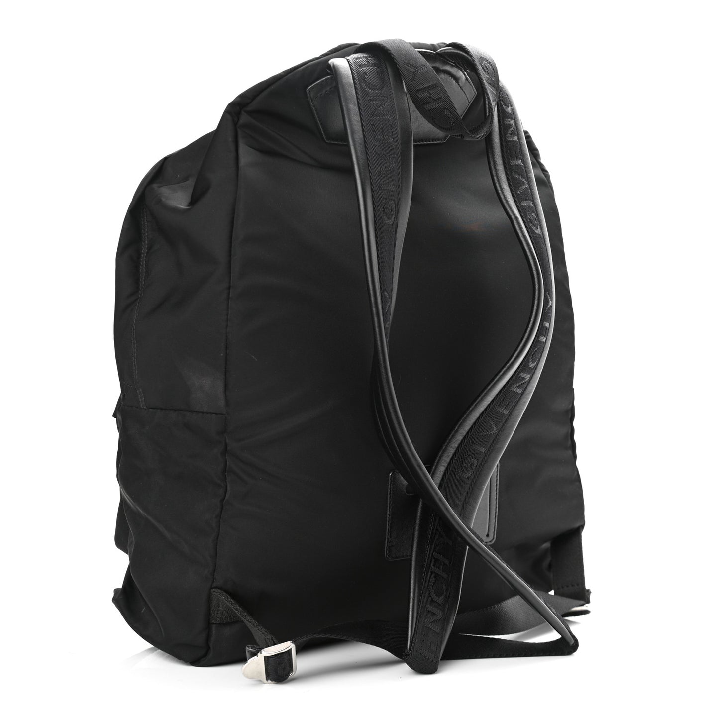 Nylon Rottweiler Print Backpack Black