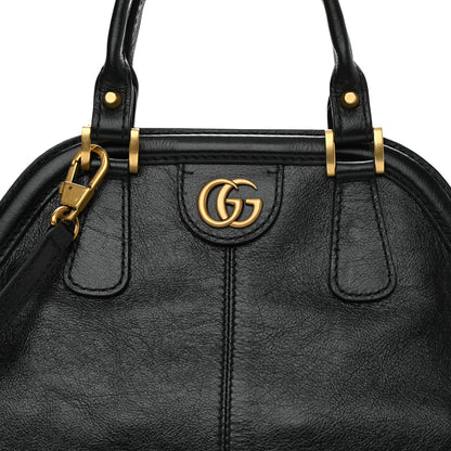 Gucci Calfskin Medium Re(Belle) Top Handle Bag Black 9 of 11