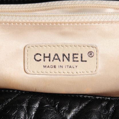 Chanel Lambskin Quilted East West Accordion Flap Black 6 of 7