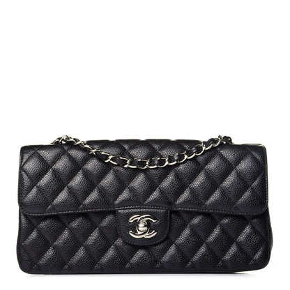 Chanel Caviar Quilted East West Flap Black 1 of 9